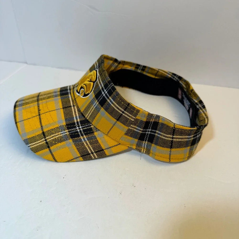 Top of the World Southern Miss Golden Eagles Plaid Visor Hat Yellow Black USM